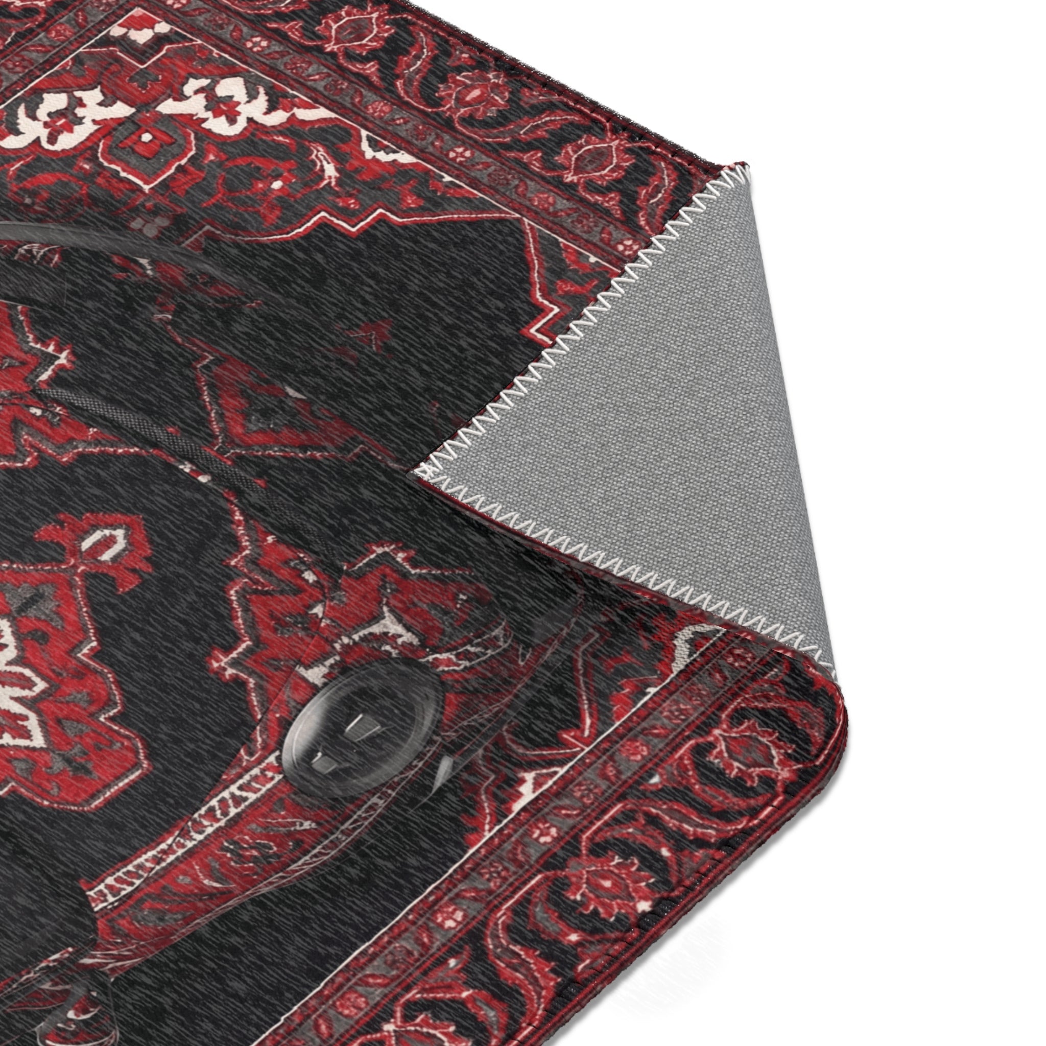 911 (991) × Scarlet Crest - Area Rug