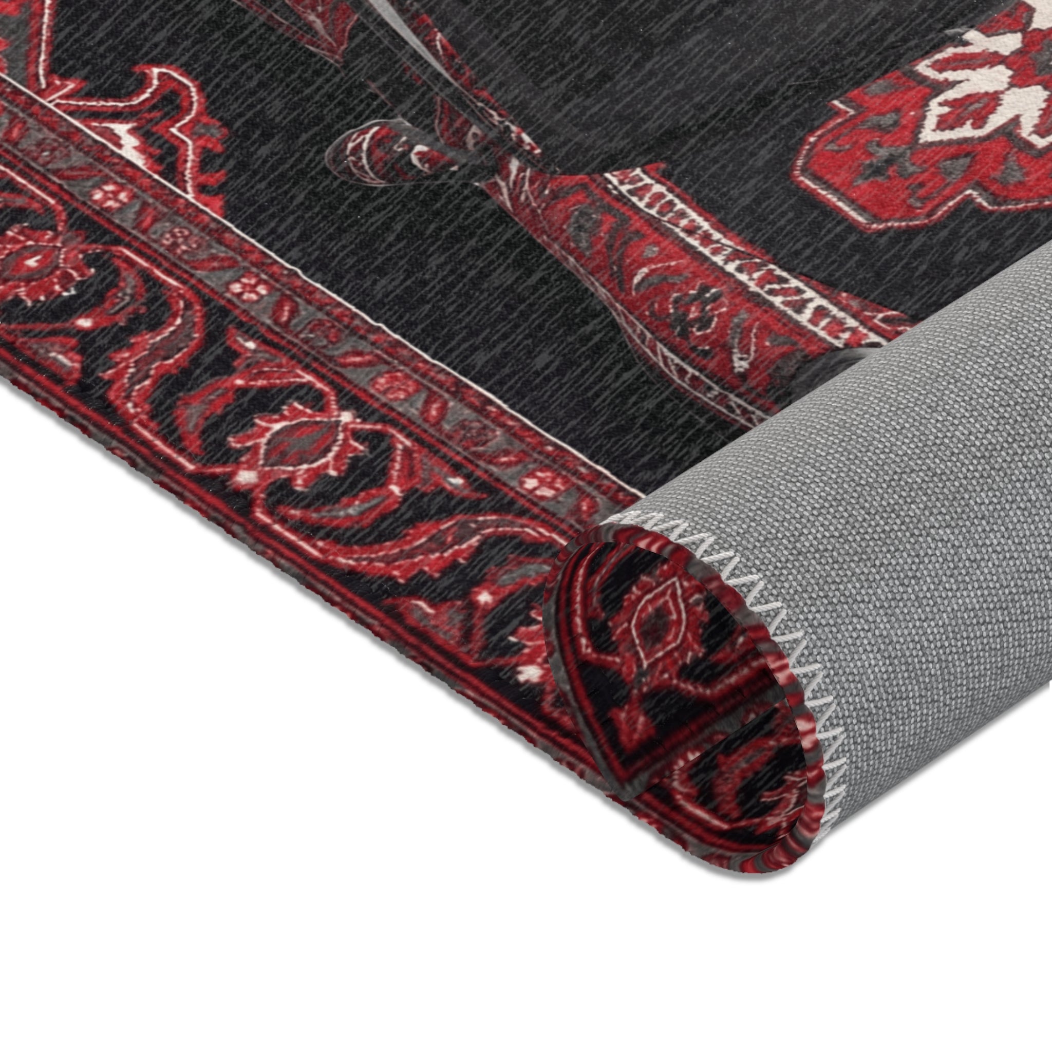 911 (991) × Scarlet Crest - Area Rug