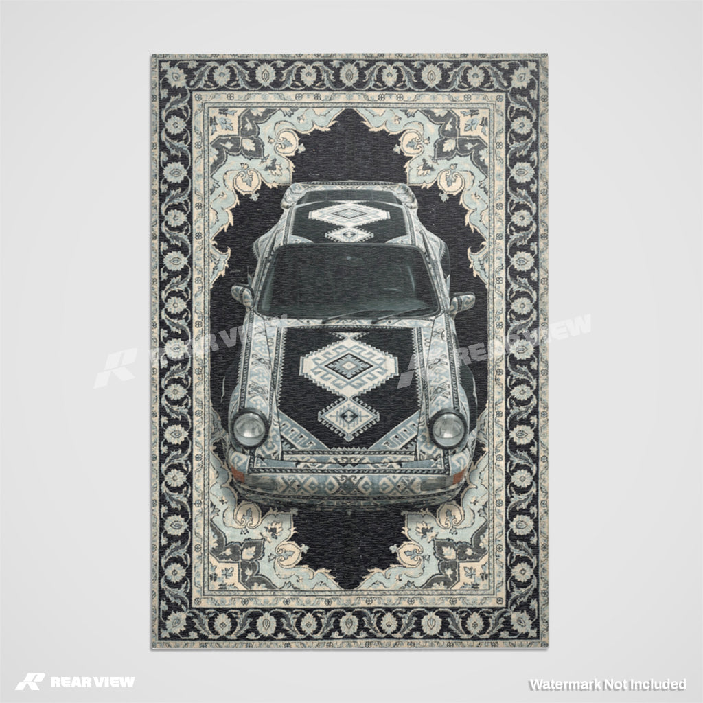 911 Turbo × Alpine Shadow - Area Rug