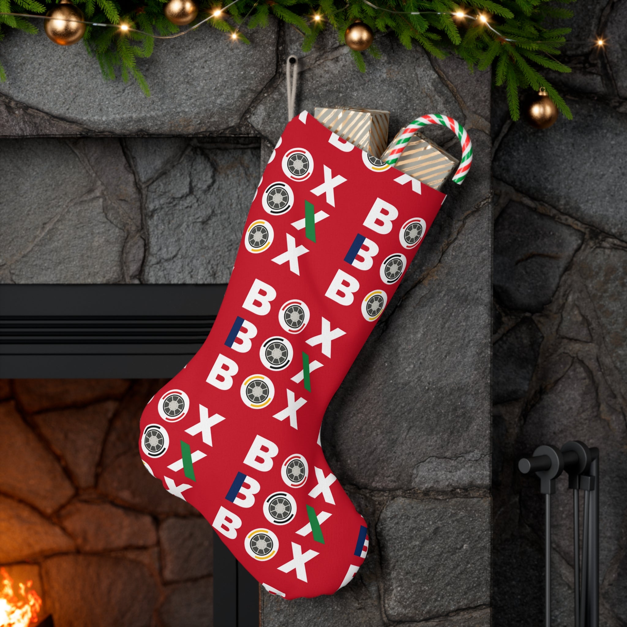 GP Box Box Box - Red Santa Stocking