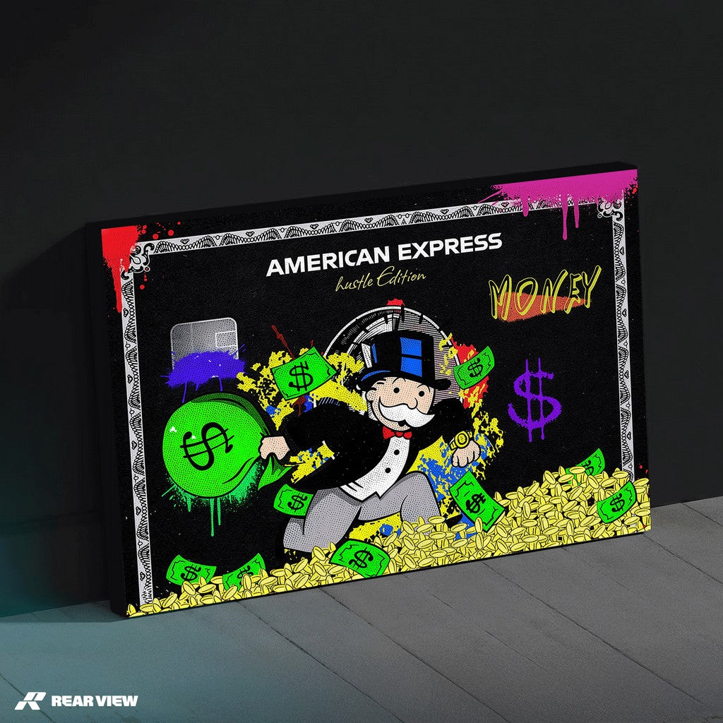 Street Fortune – Black Card Art Print