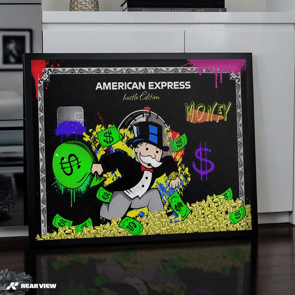 Street Fortune – Black Card Art Print