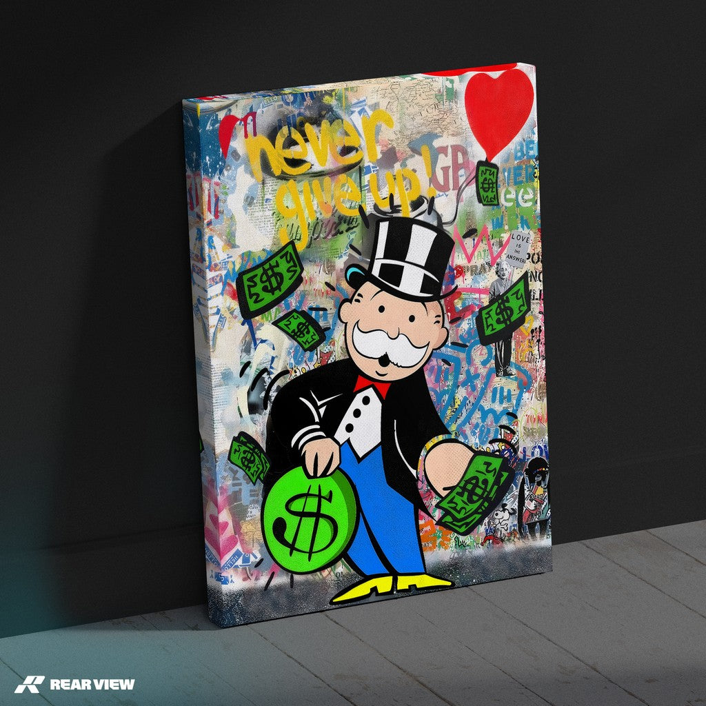 Love & Loot – Monopoly Art Print