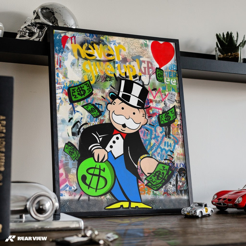 Love & Loot – Monopoly Art Print