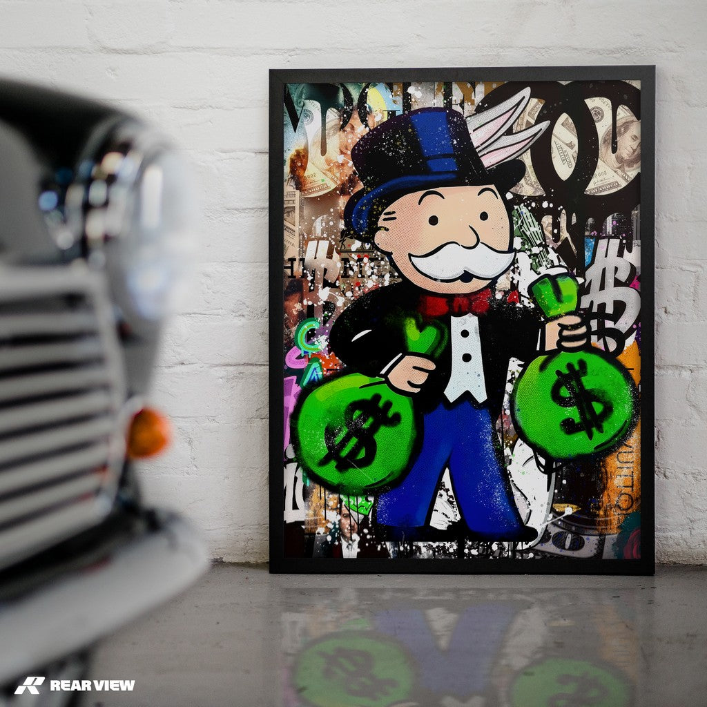 Money Bags – Monopoly Art Print