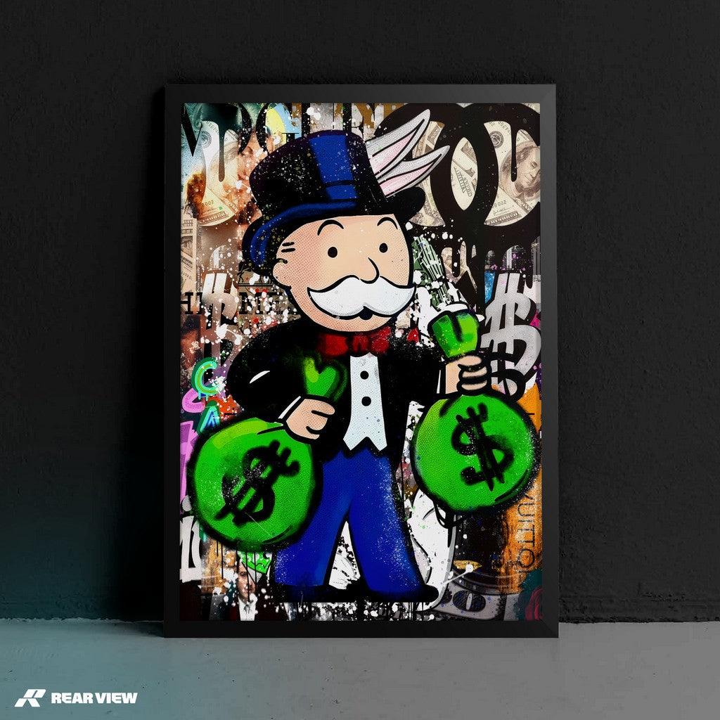 Money Bags – Monopoly Art Print
