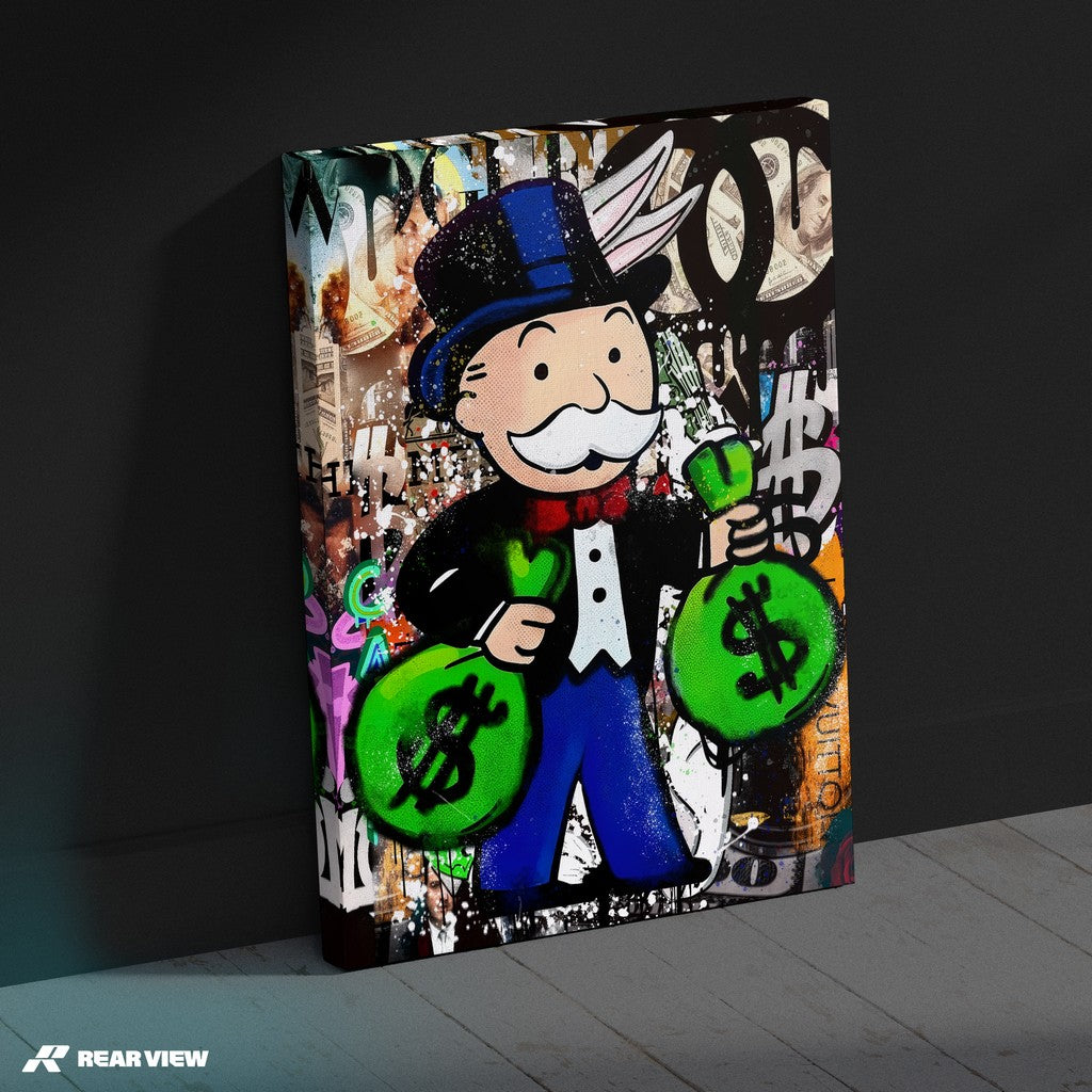Money Bags – Monopoly Art Print