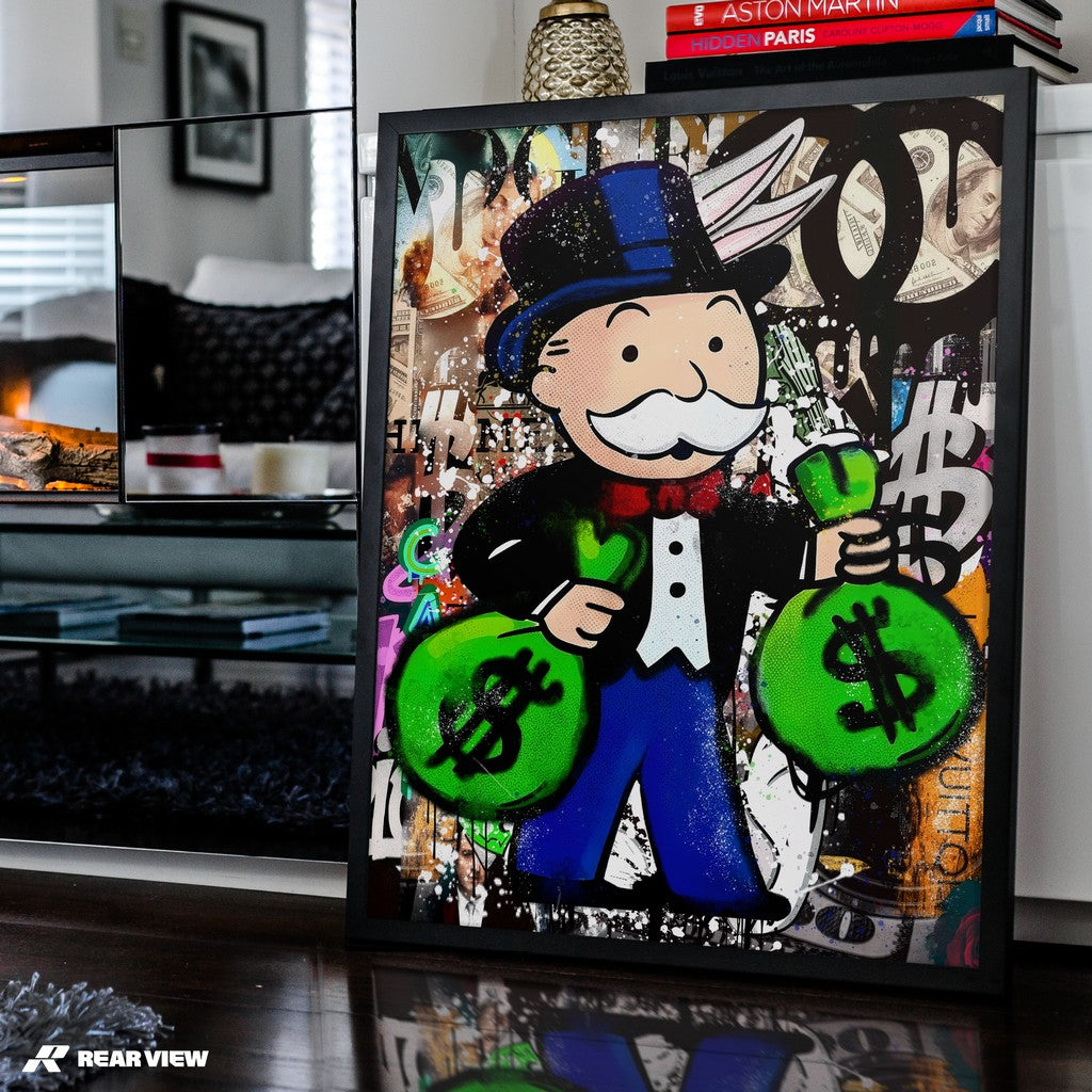 Money Bags – Monopoly Art Print