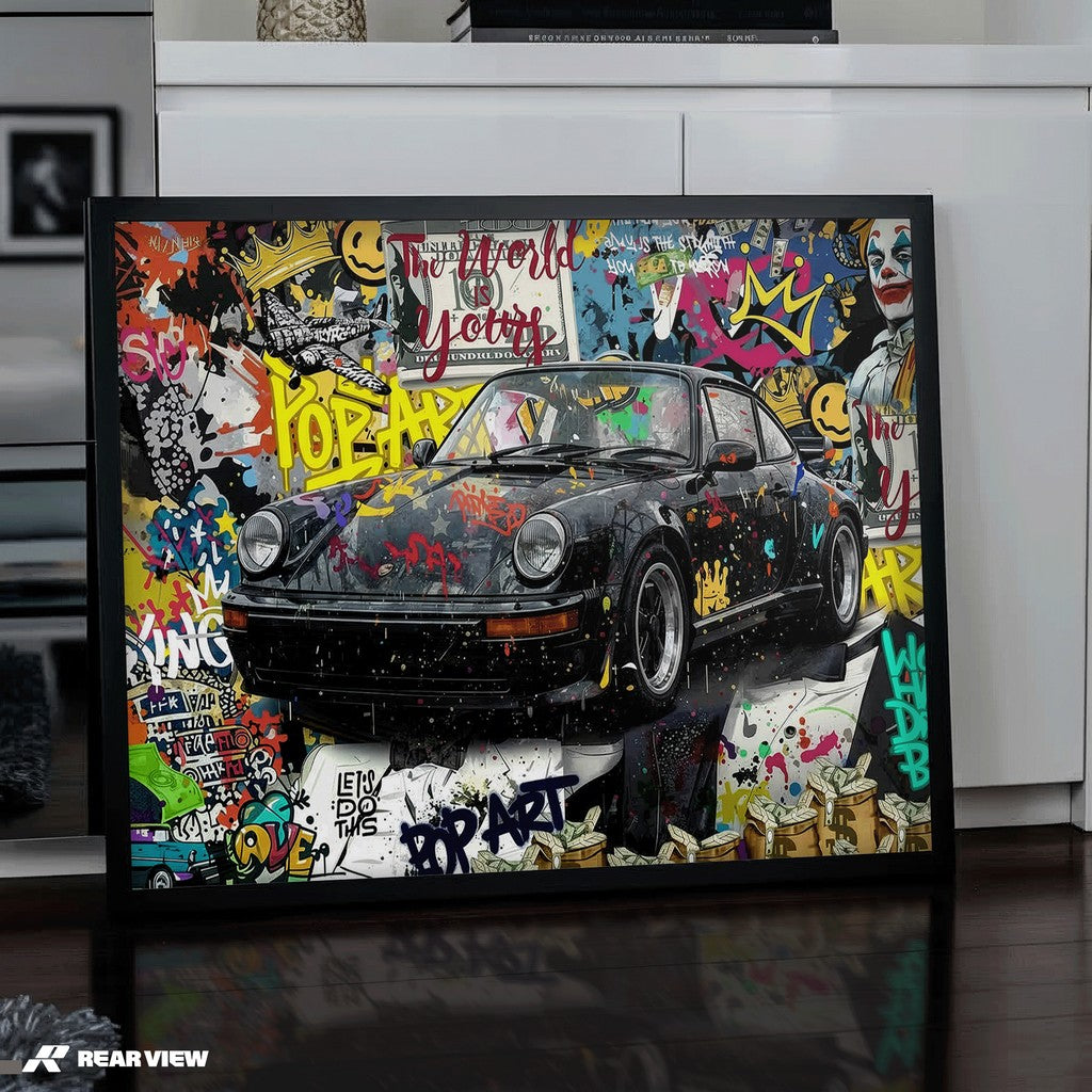 Midnight Drift - Turbo Art Print