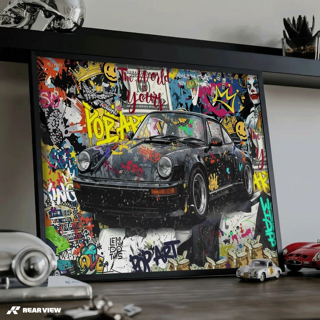 Midnight Drift - Turbo Art Print