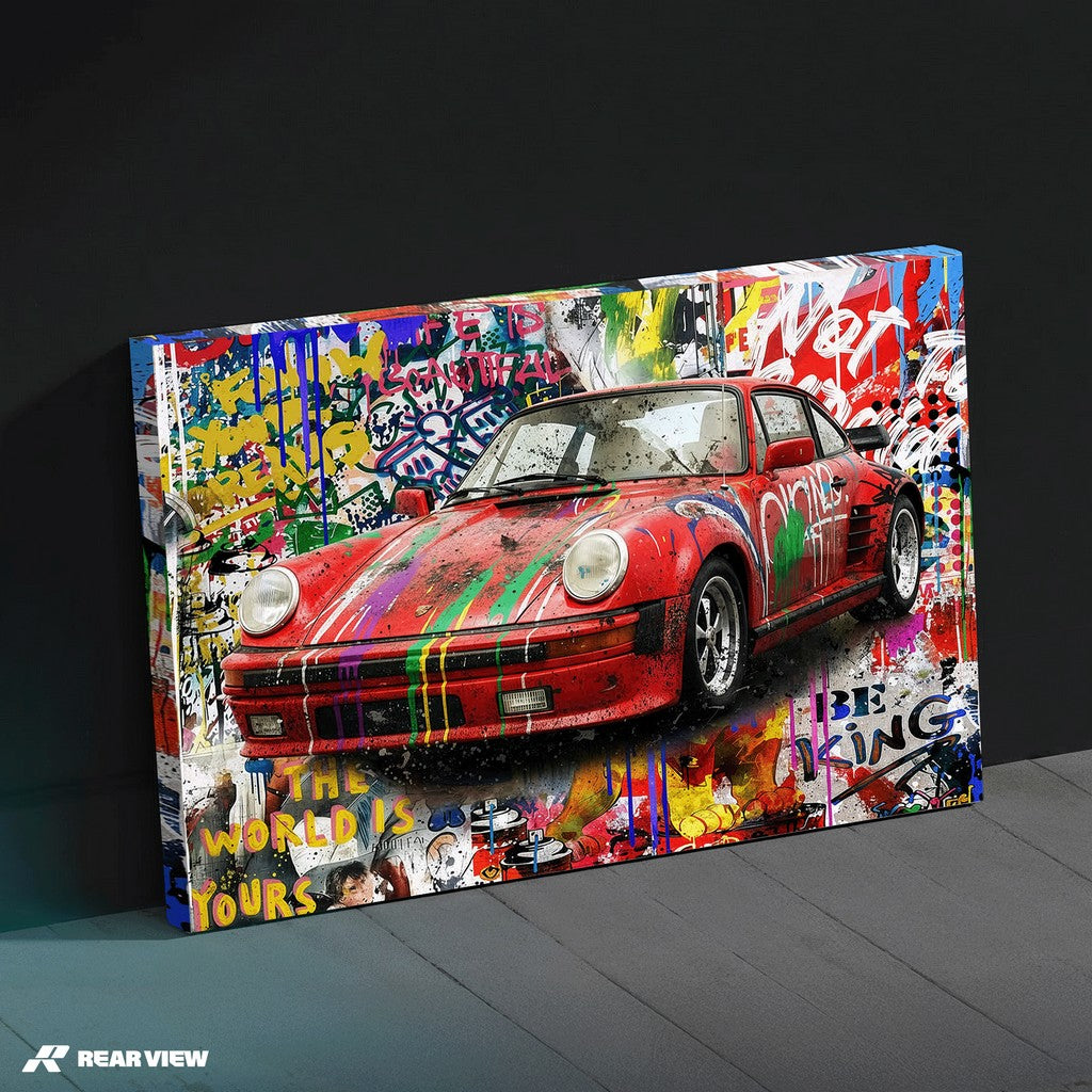 Painted Fury - 911 Art Print