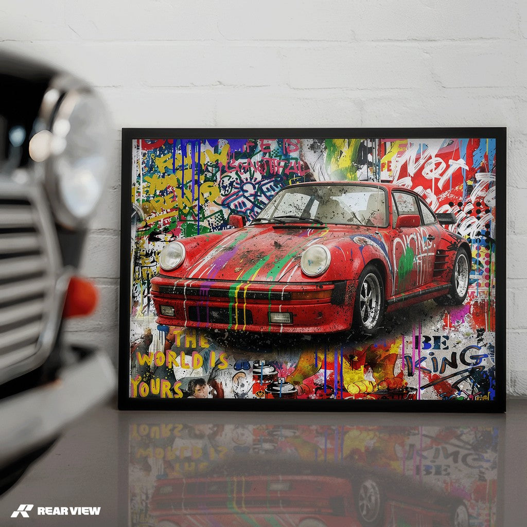 Painted Fury - 911 Art Print