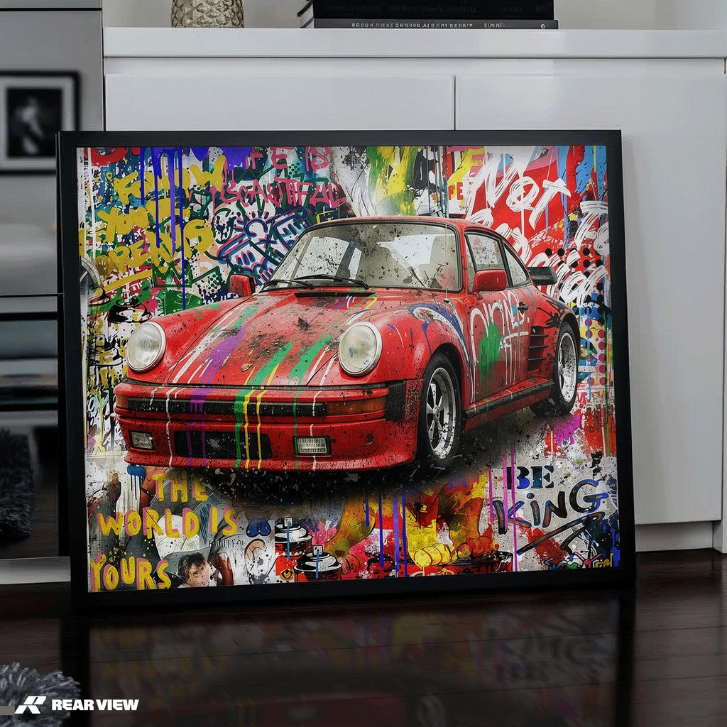 Painted Fury - 911 Art Print