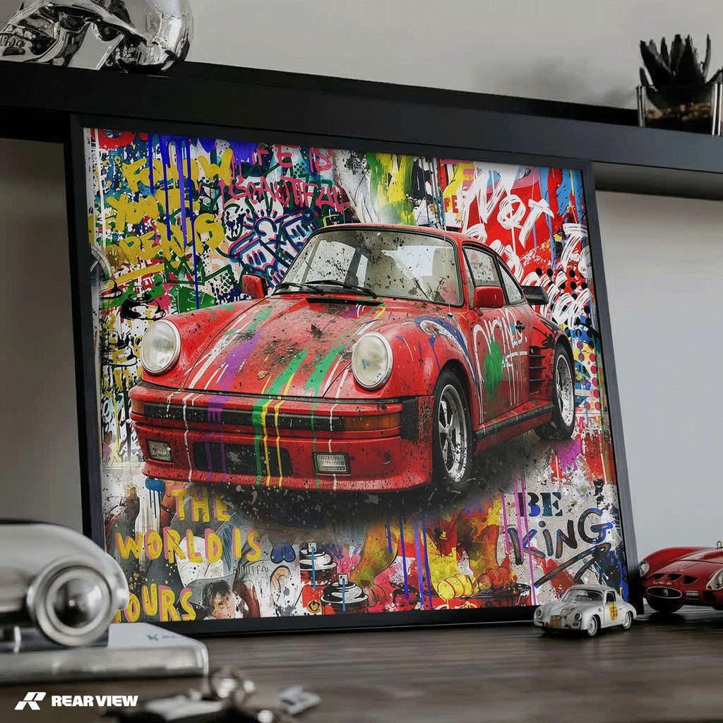 Painted Fury - 911 Art Print