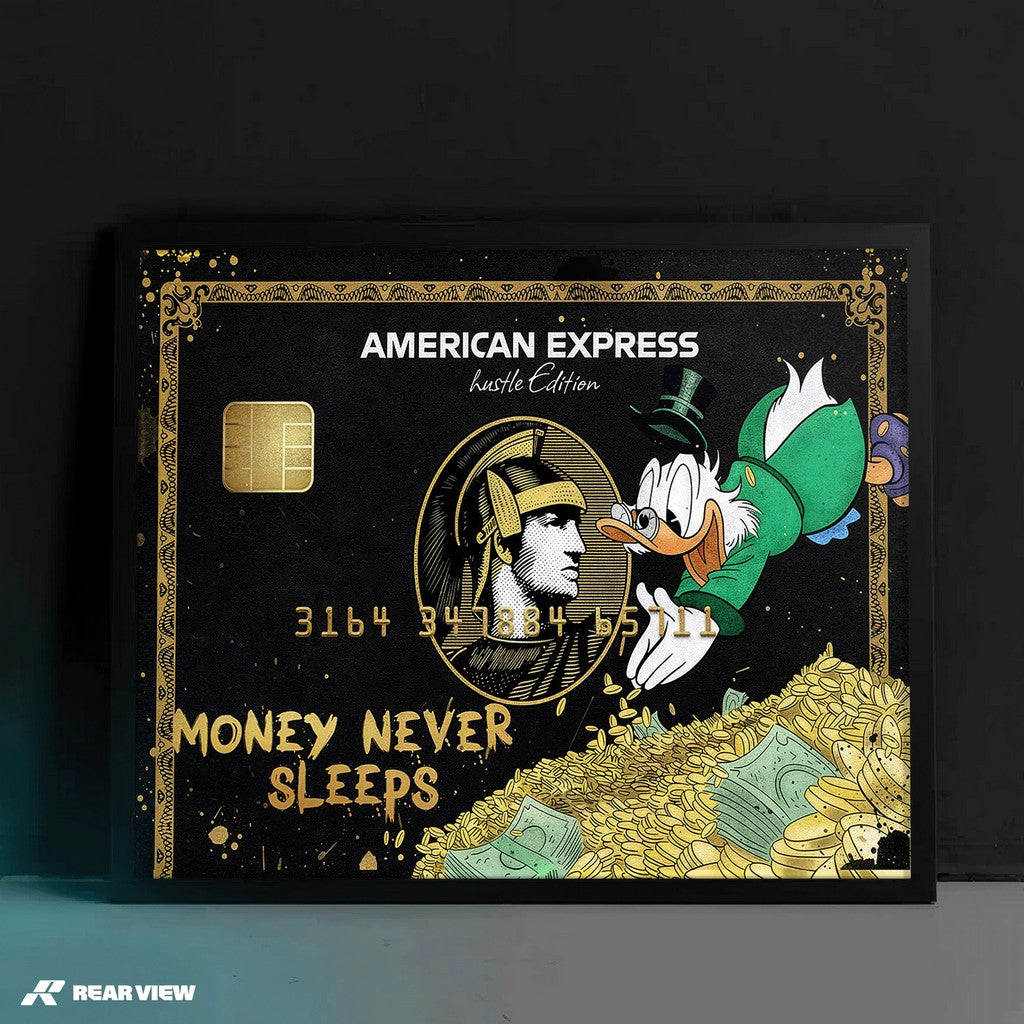 Golden Dive – Scrooge Art Print