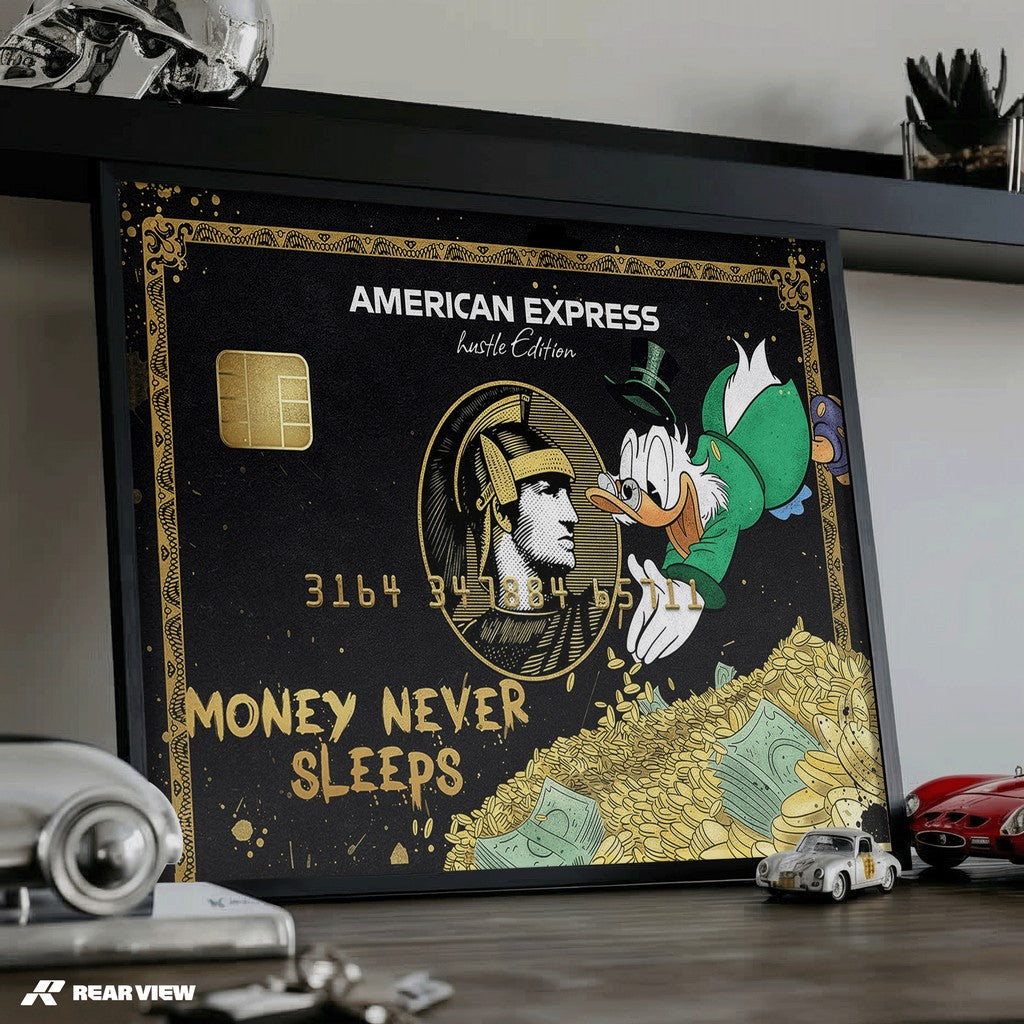 Golden Dive – Scrooge Art Print