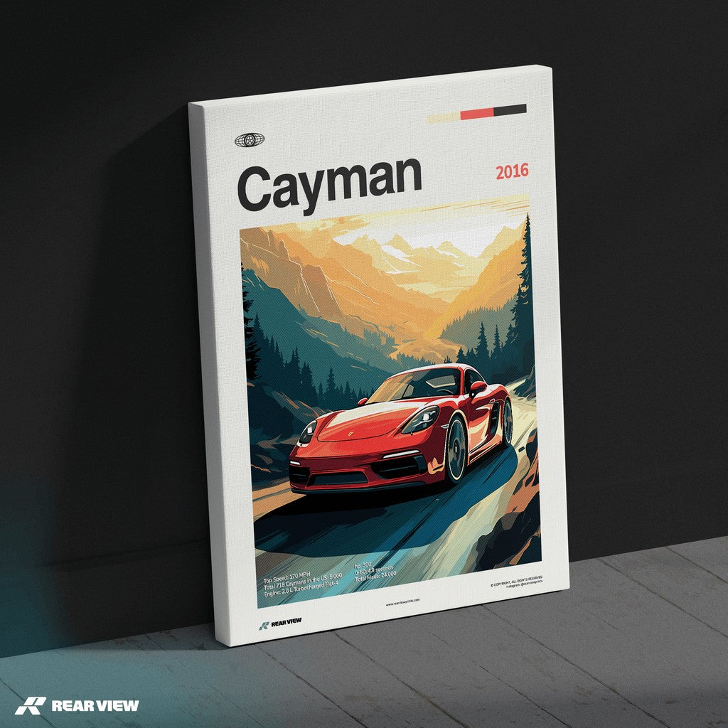 718 Cayman 2016 - Car Print