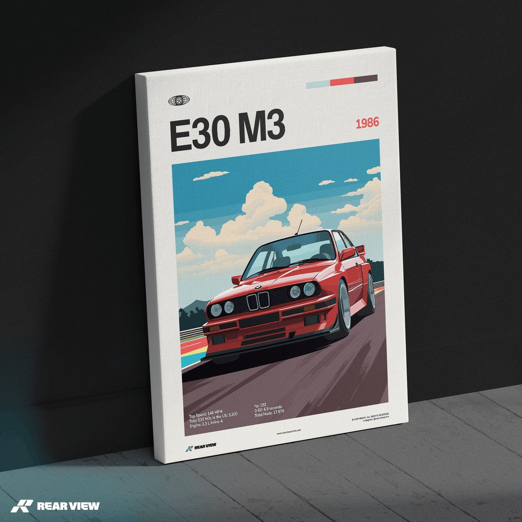 E30 M3 - Car Print
