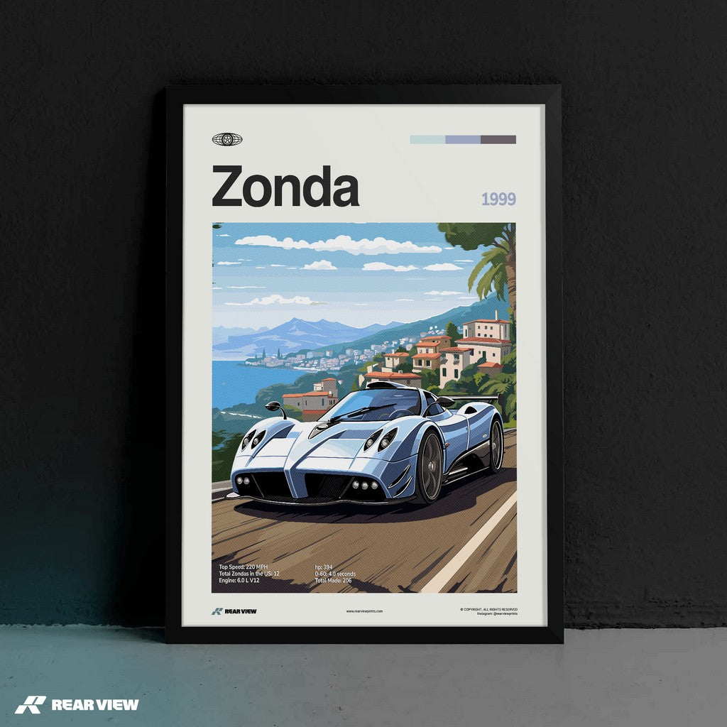 Zonda 1999 - Car Print