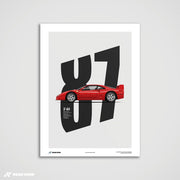 Enzo's Legacy - F40 Kunstdruck