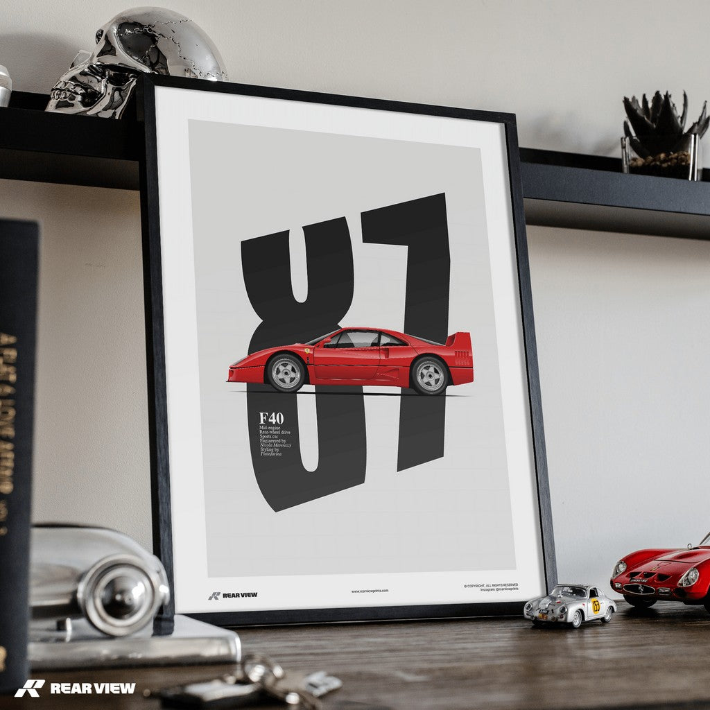 Enzo's Legacy - F40 Kunstdruck