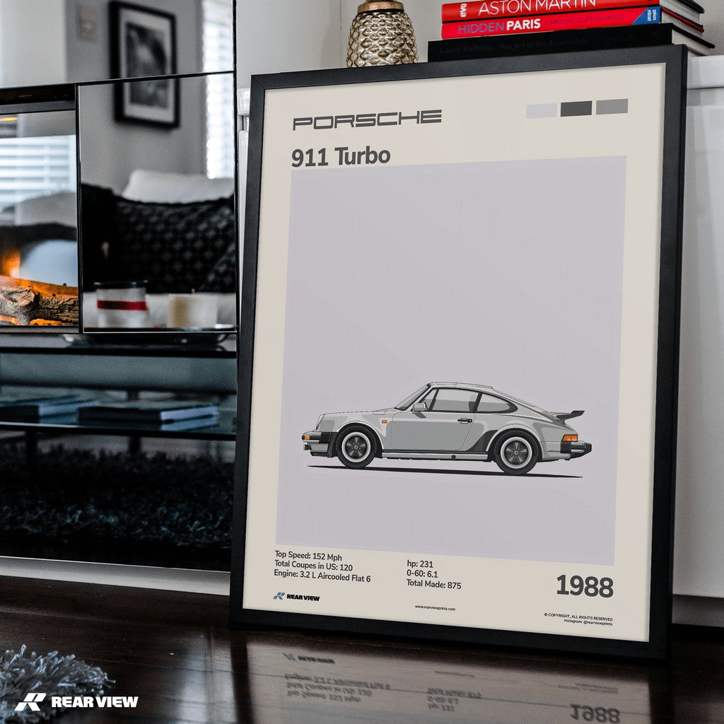 Turbo Legacy - 911 Turbo Kunstdruck