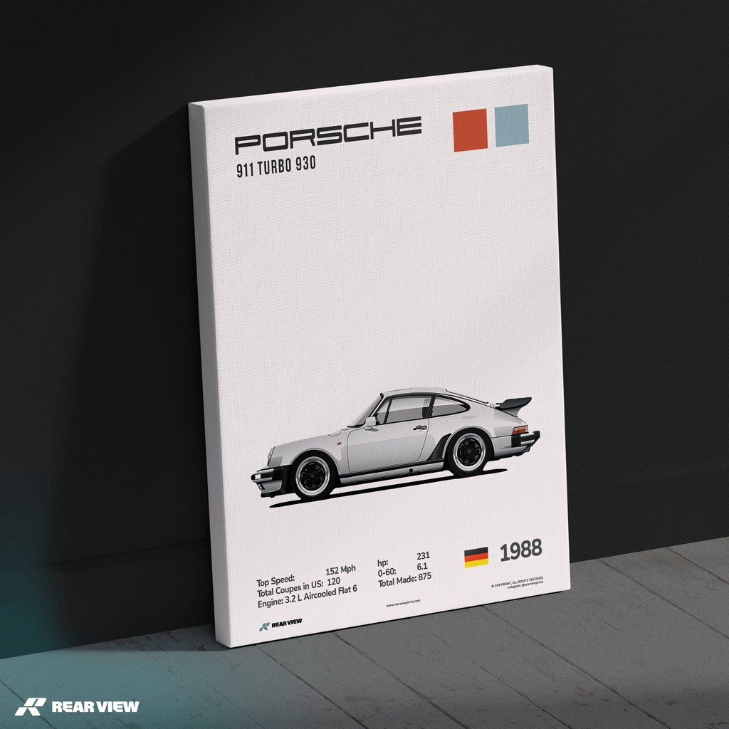 Turbo Elegance - 911 Kunstdruck