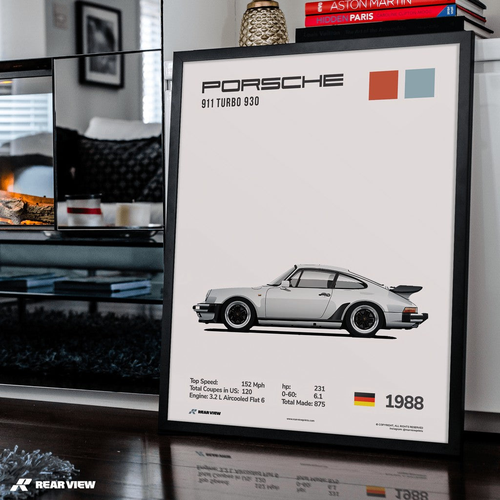 Turbo Elegance - 911 Kunstdruck
