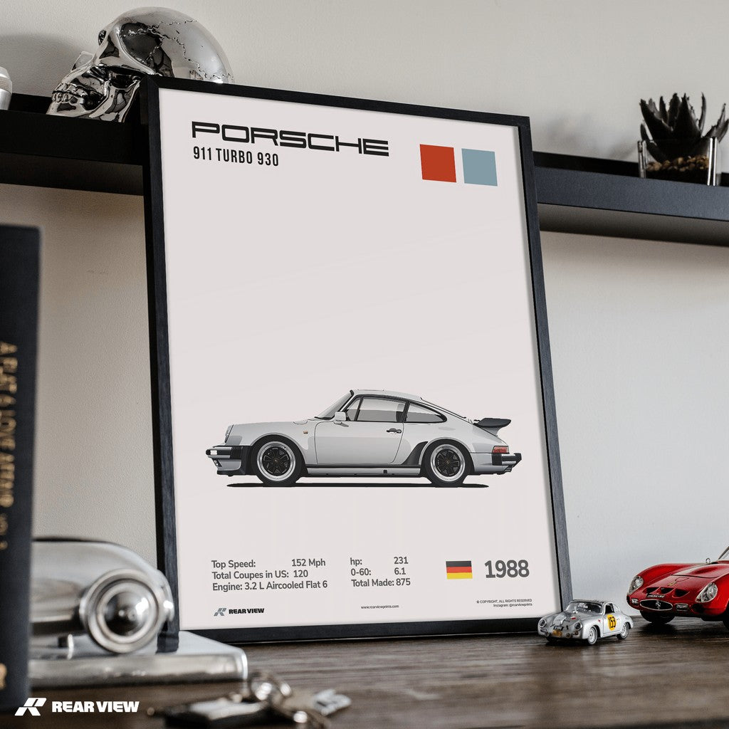 Turbo Elegance - 911 Kunstdruck