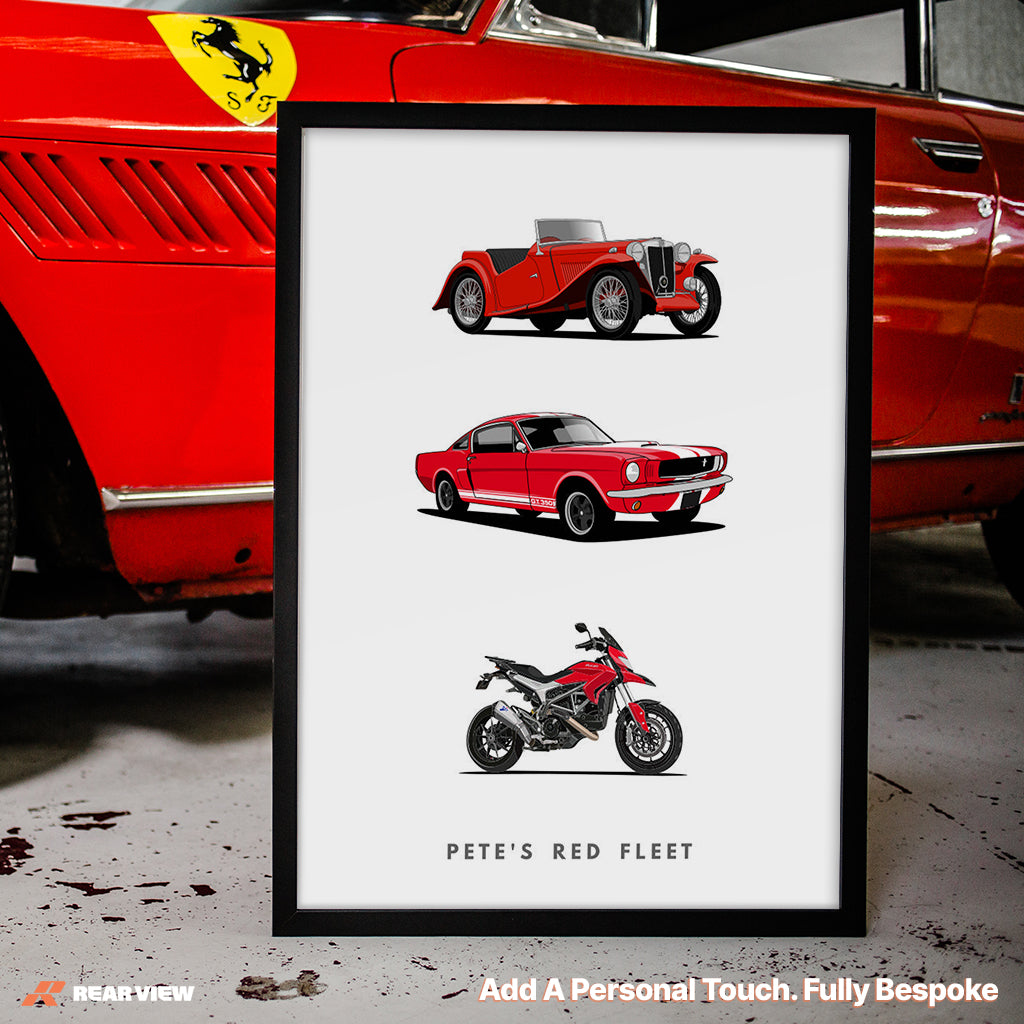 Individuelle Autokunst - Meine Autogeschichte auf Leinwand