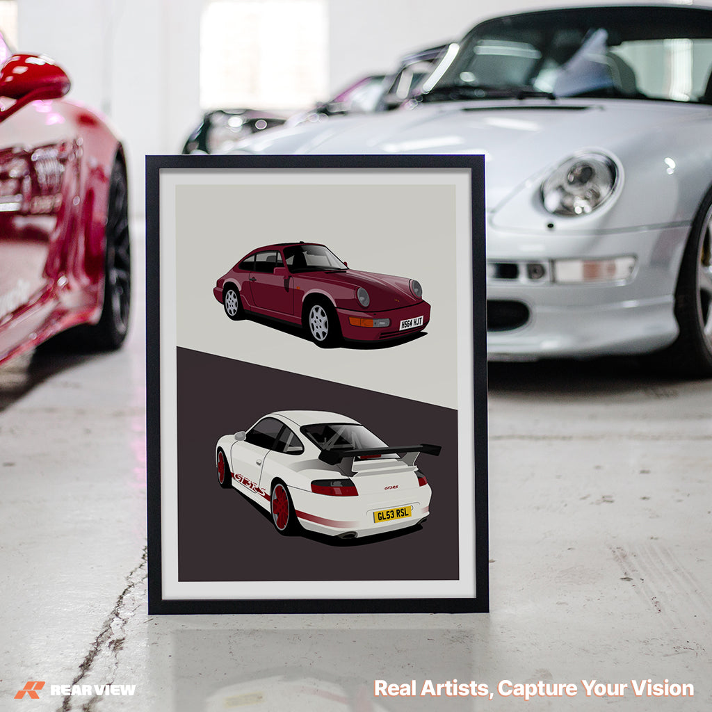 Individuelle Autokunst - Meine Autogeschichte auf Leinwand