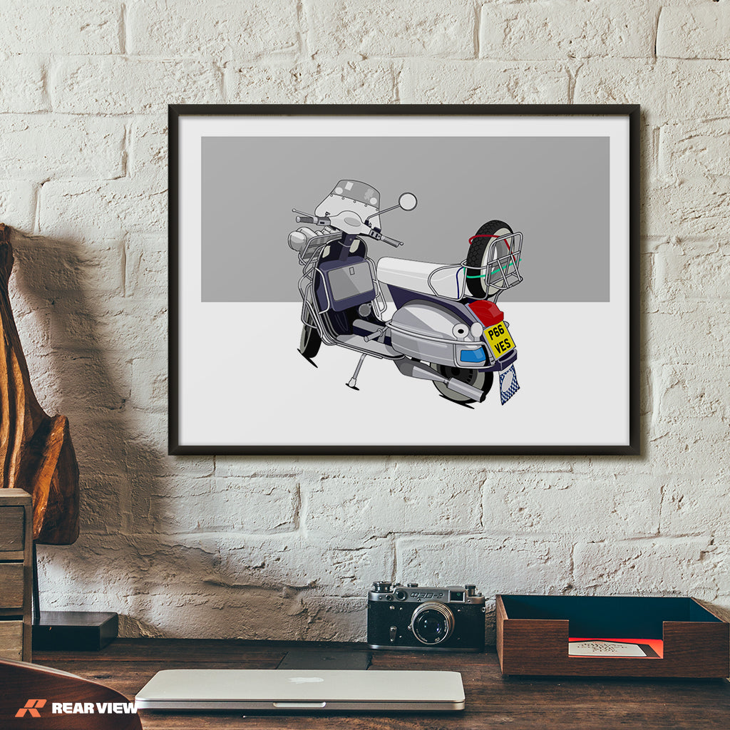 Individuelle Autokunst - Motorrad