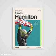 Silverstone Glory - Stampa d'arte di Lewis Hamilton