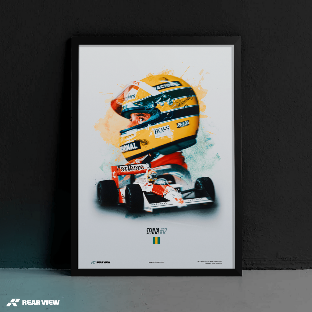 Speed Icon – Senna Art Print
