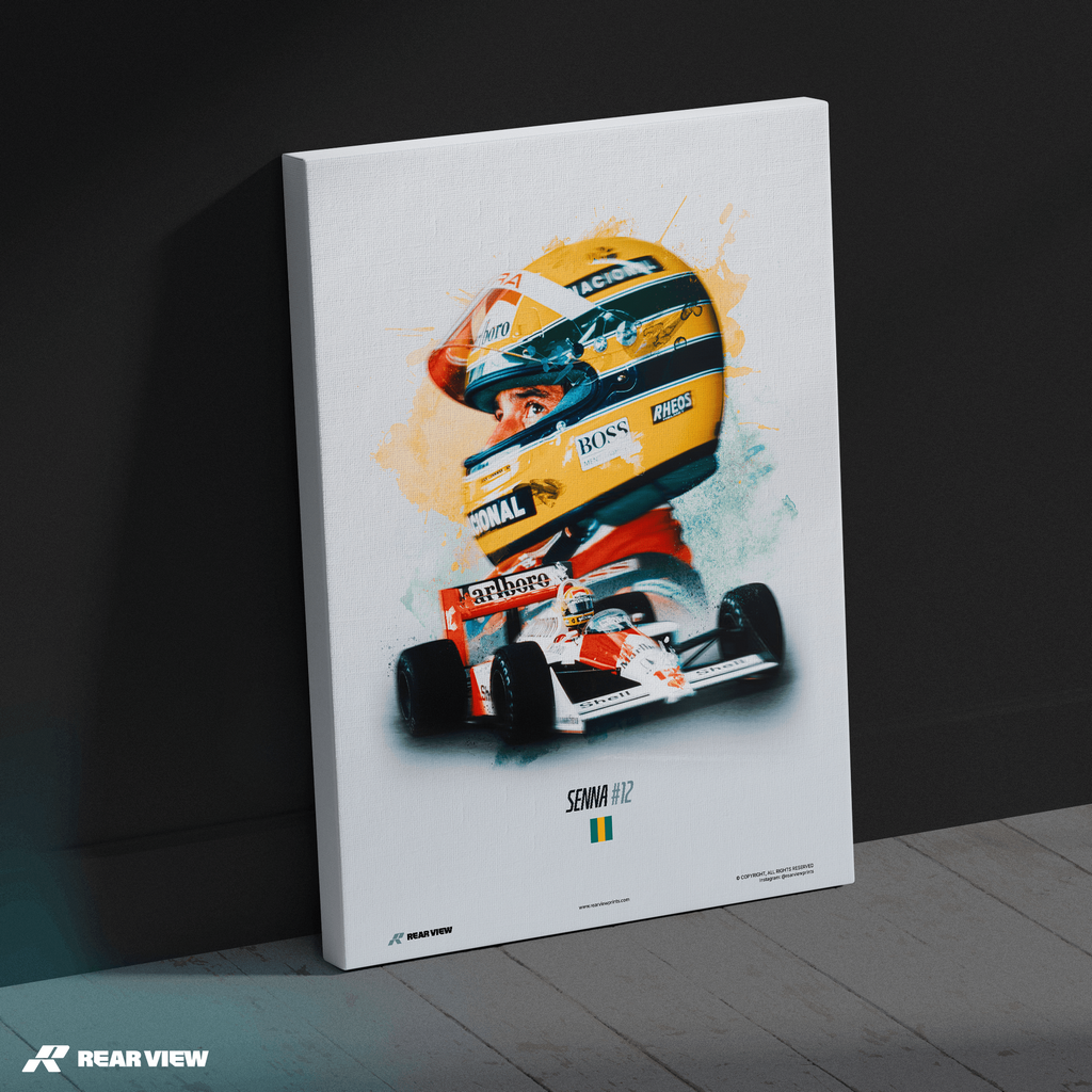 Speed Icon – Senna Art Print