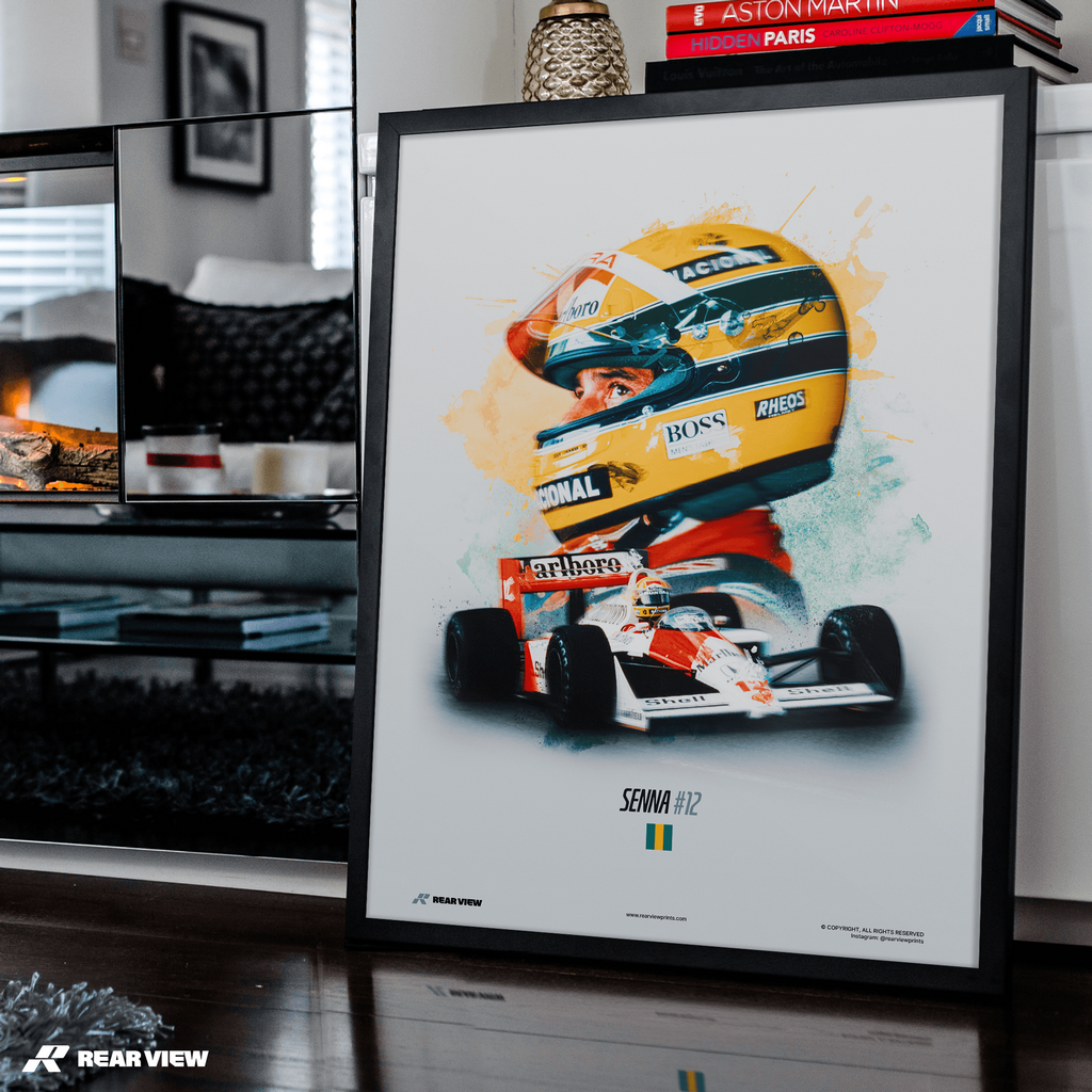 Speed Icon – Senna Art Print
