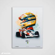 Speed Icon – Senna Art Print
