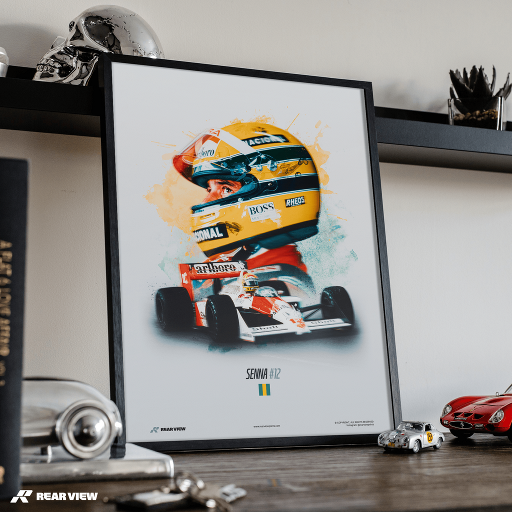 Speed Icon – Senna Art Print
