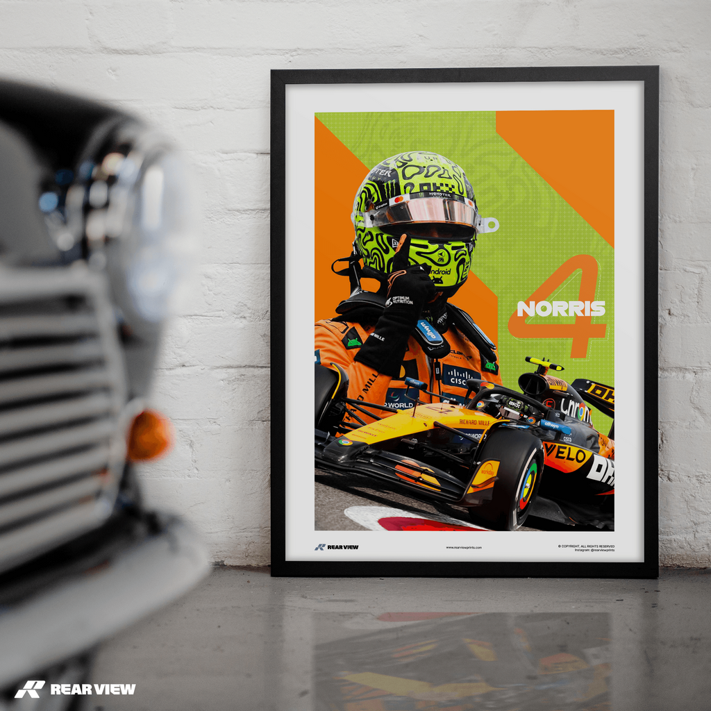 Electric Moves – No.4 Racer Art Print