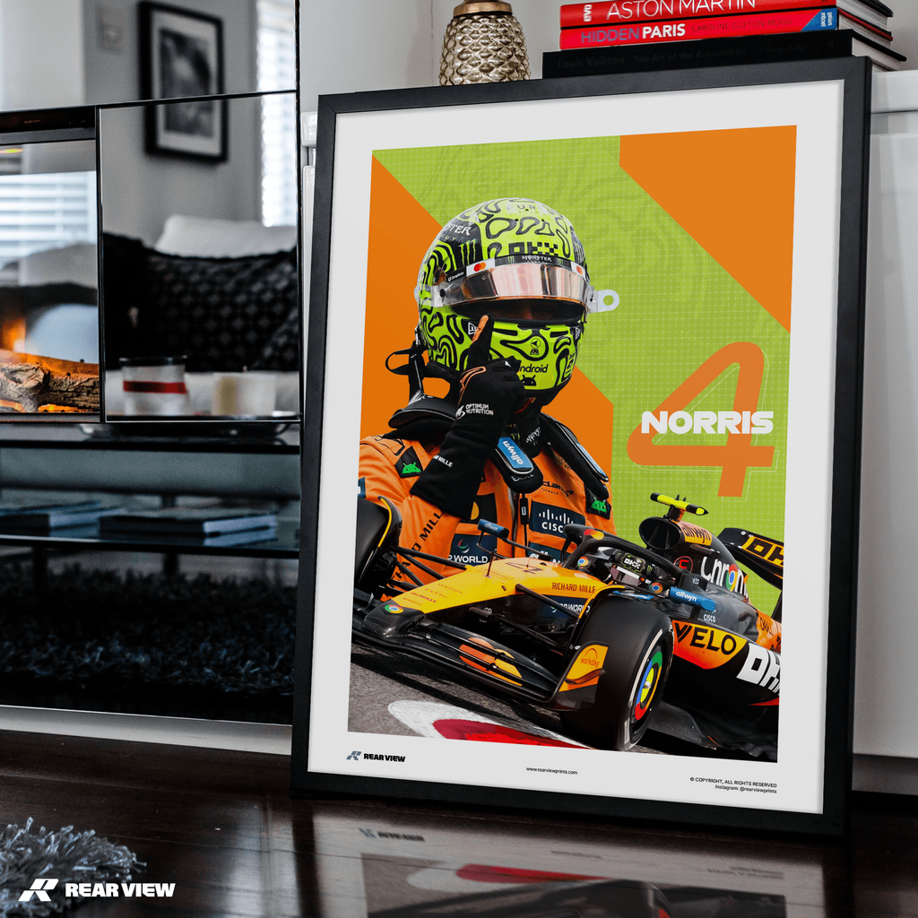 Electric Moves – No.4 Racer Art Print