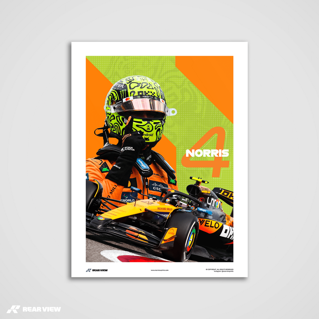 Electric Moves – No.4 Racer Art Print