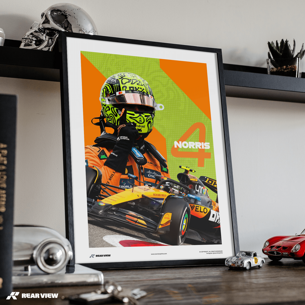 Electric Moves – No.4 Racer Art Print