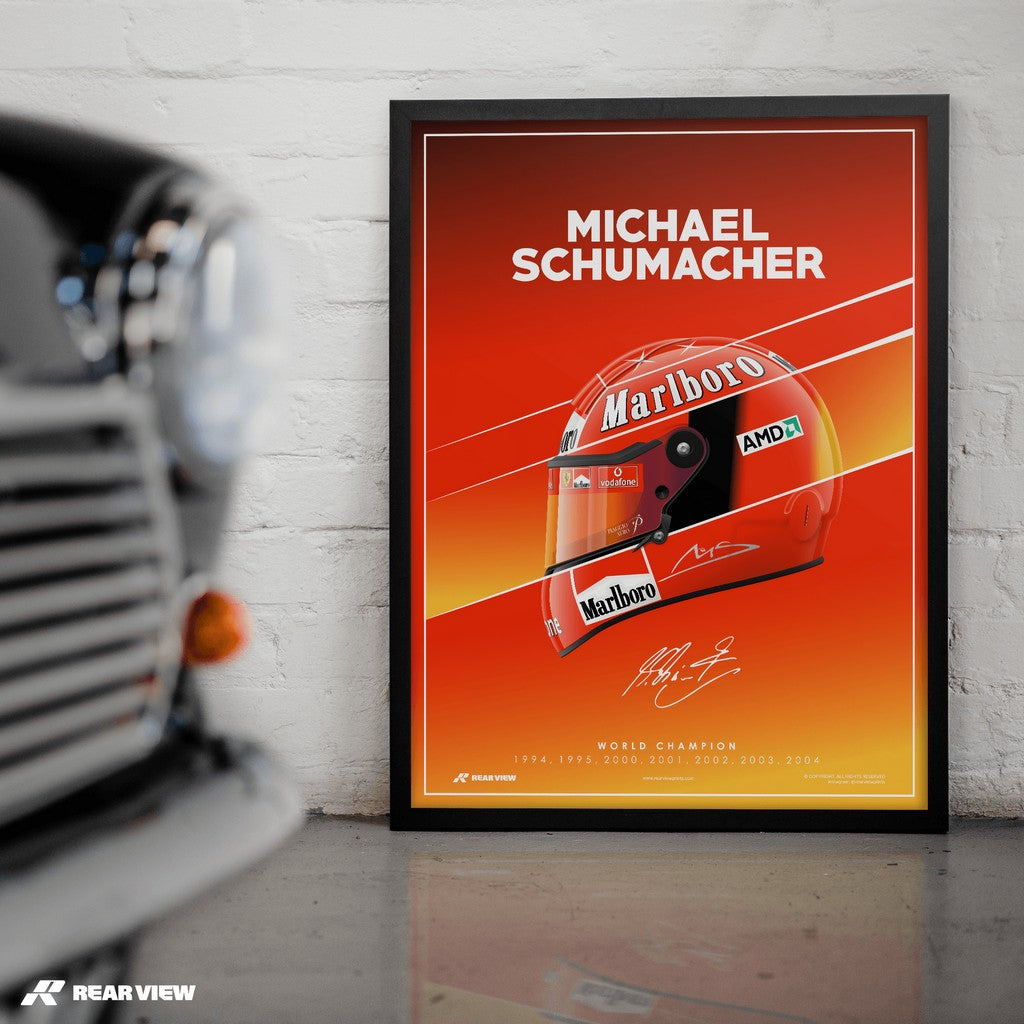 Legend of the Circuits - Schumacher Art Print
