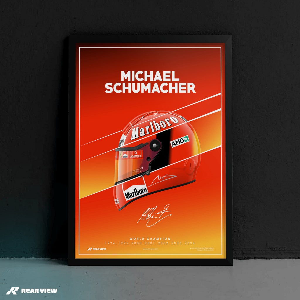 Legend of the Circuits - Schumacher Art Print