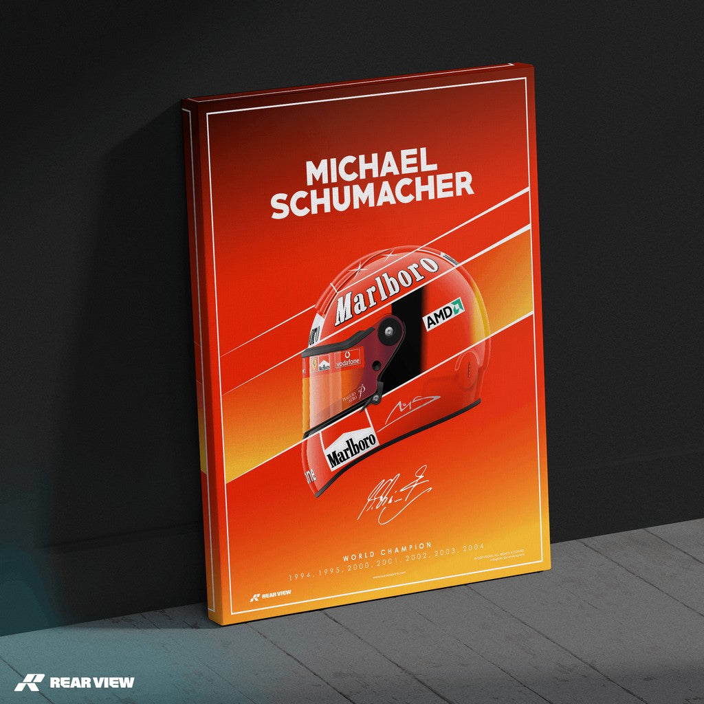 Legend of the Circuits - Schumacher Art Print
