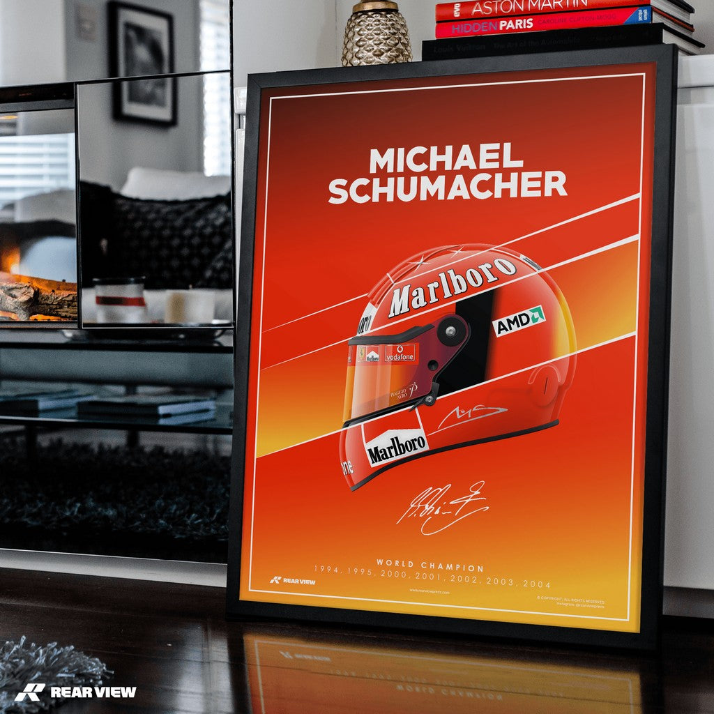 Legend of the Circuits - Schumacher Art Print