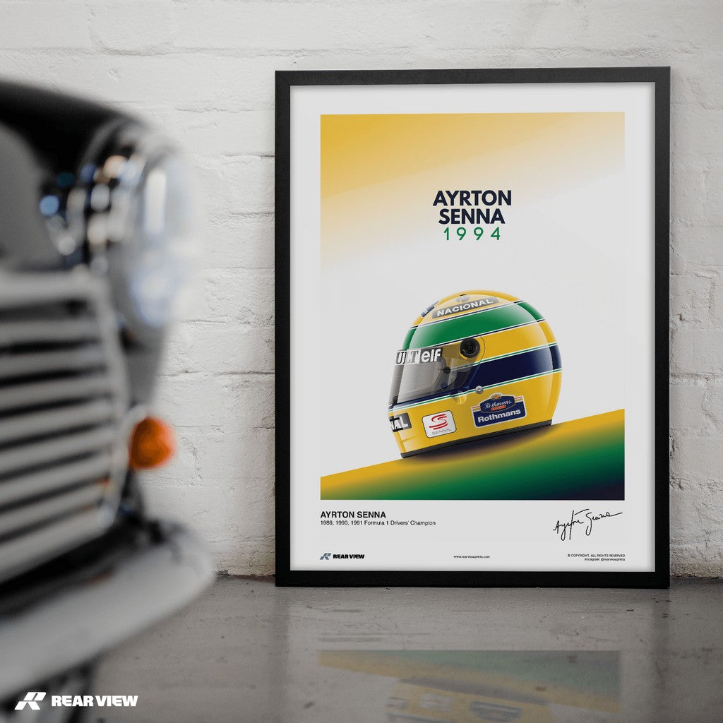 Beco’s Helmet - Senna Art Print