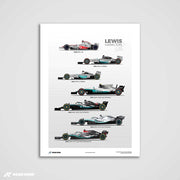 Racecraft Legacy – Hamilton Cars Art Print