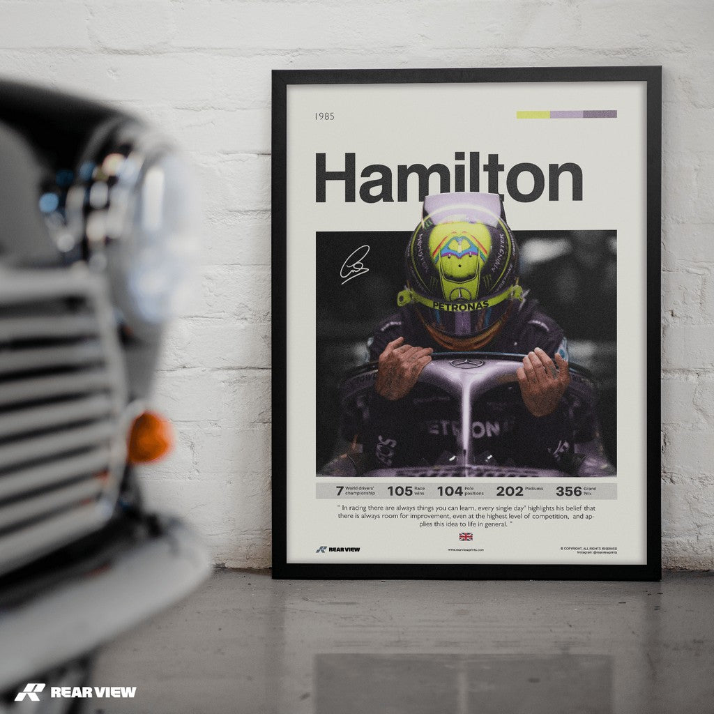 Racing Spirit - Hamilton Kunstdruck
