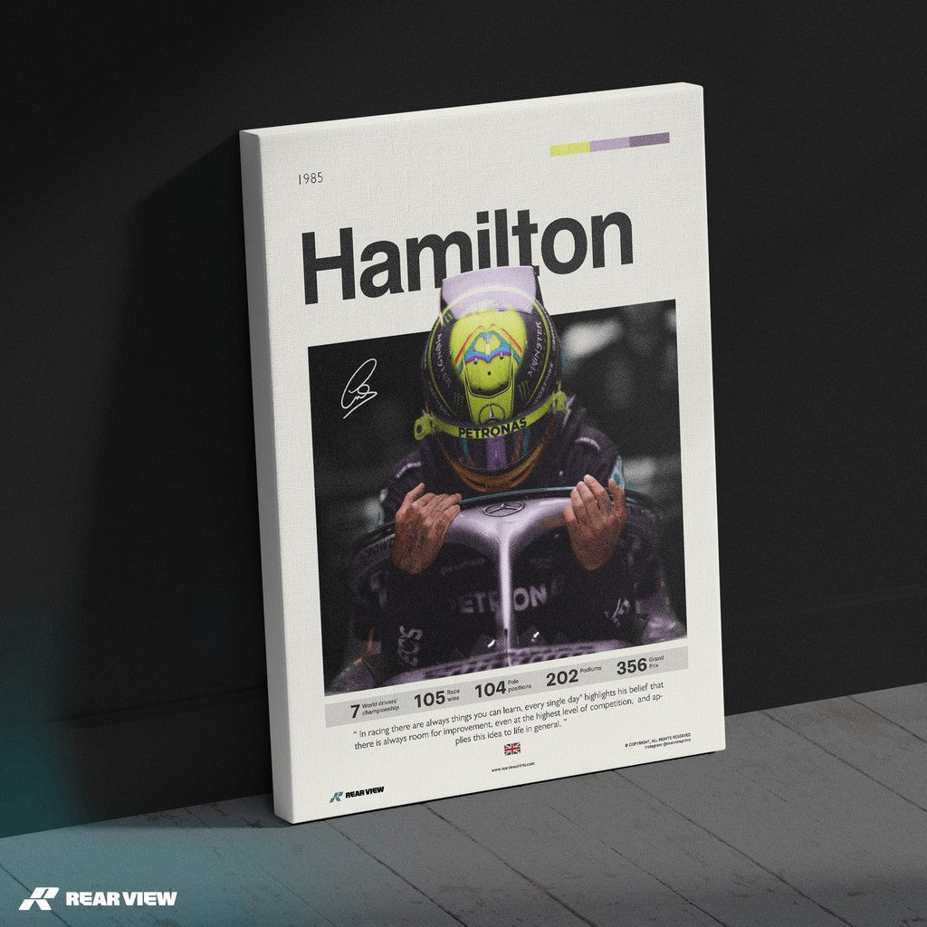 Racing Spirit - Hamilton Kunstdruck